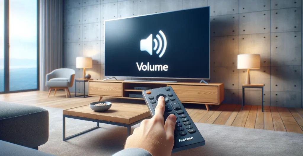 Hisense TV Volume Control Without Remote