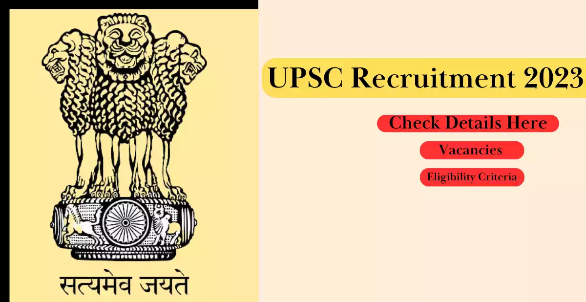 UPSC Recruitment 2023