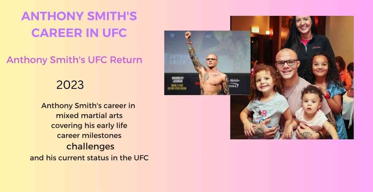 Anthony Smith's career in UFC