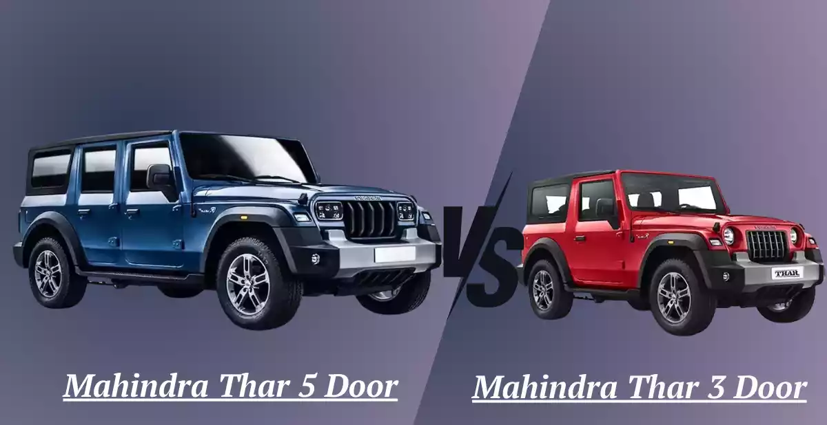 Mahindra Thar 5 Door Vs 3 Door