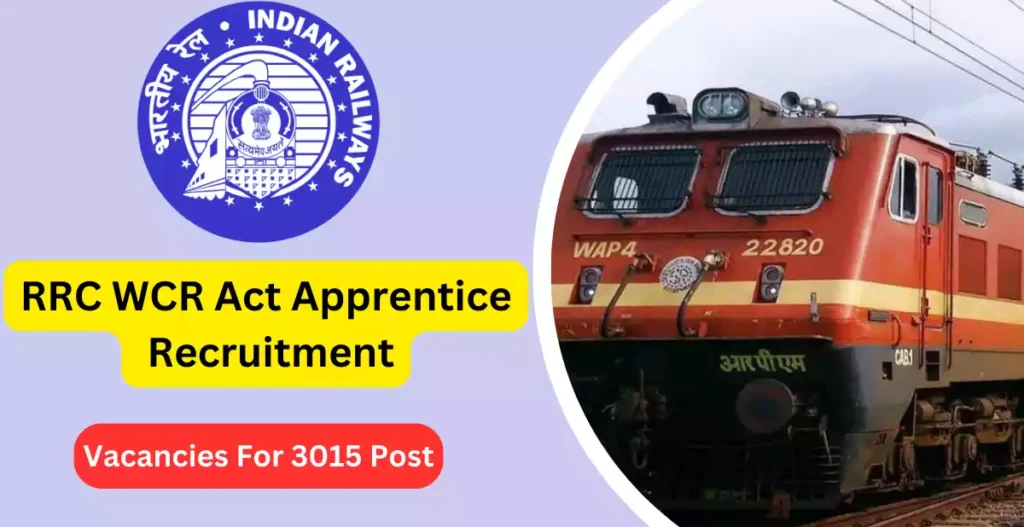 RRC WCR Act Apprentice Recruitment